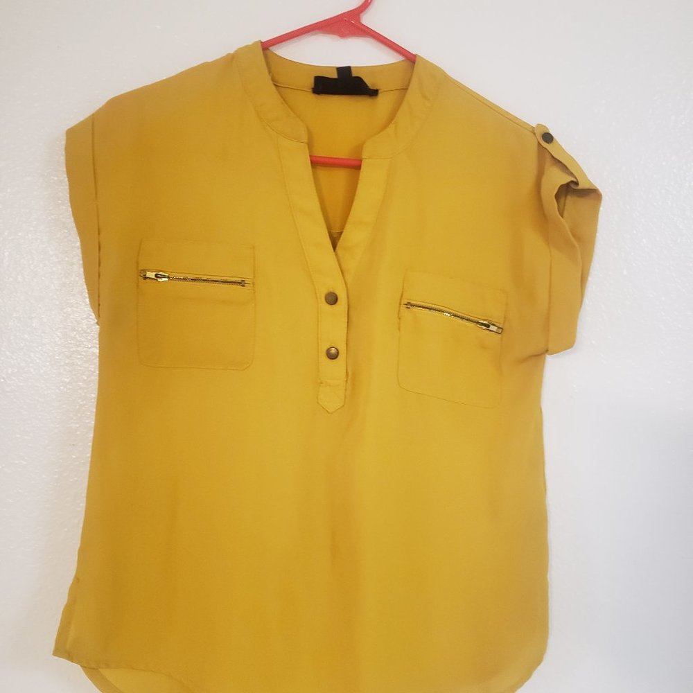 Yellow blouse
